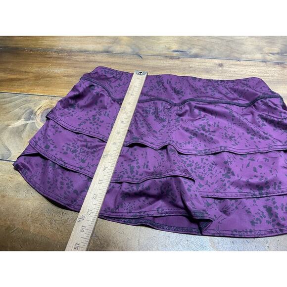 Athleta Floral Garden Swagger Skort Layered In California Plum Active Women's M - Picture 11 of 11